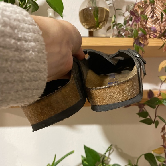 Birkenstock Boston Soft Foot Bed Oiled Leather Grey Size 38 - Picture 4 of 7